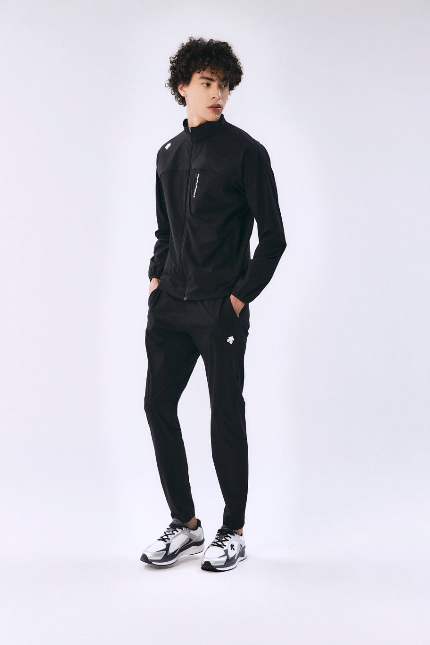 Men's Summer Woven Zip-up Top Sports Jacket