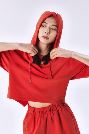 Áo Thể Thao Nữ Womens Hood Short Sleeve T-Shirts